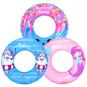 Zèbre Couleur Motif Gonflable Tube De Natation Enfants Adultes Fruits Piscine Flotteurs Enfants Anneaux De Natation Jouet - Product Image 5