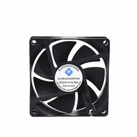 Ventilateur sans balais 12V OEM ODM 8020 pour boîtier PC, refroidisseur axial silencieux pour dissipateur thermique, standard et personnalisé