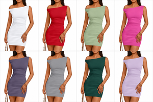 Vestidos de Verano para Adultos con Abertura Frontal y Estilo Cruzado, Surtido Aleatorio, Envío Directo - Product Image 1