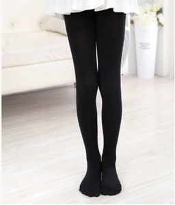 <span class=keywords><strong>Leggings</strong></span> Estivi per Bambine in Tinta Unita, Lavorati all'Uncinetto, Foderati in <span class=keywords><strong>Pile</strong></span>, Asciugatura Rapida, Spandex/Cotone, Collant da Danza per Bambini - Product Image 3