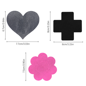 Chaud Multi Adhésif Poitrine Poitrine Autocollant Rose Mamelon Pasties Tissu Mamelon Couverture En Vrac Pasties Noir Sexy Exotique Mamelon Pasties - Product Image 4