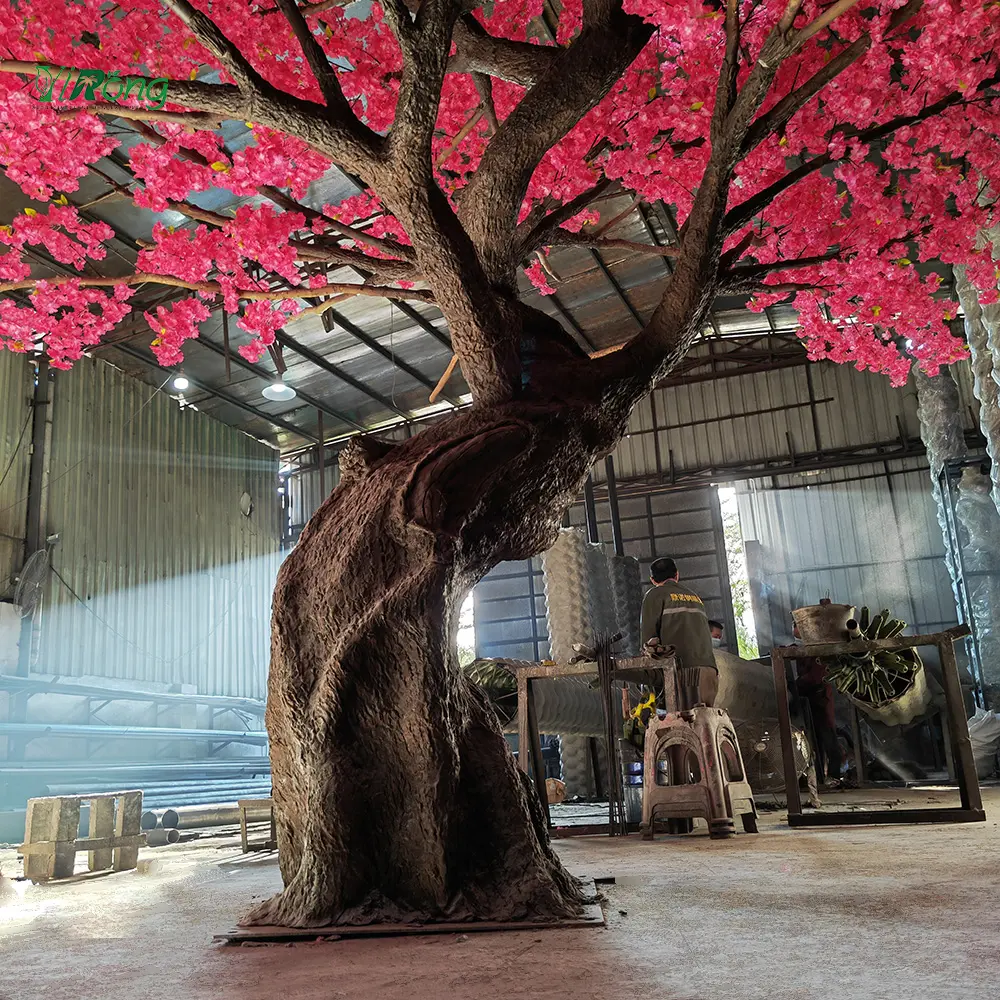 Gros personnalisé bricolage fleur grandes fausses arches Branches japonais fleur de cerisier artificielle à vendre pour hôtel restaurant mariage