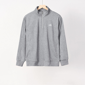 Kaos Pullover Pria Berkualitas Tinggi dengan Ritsleting Seperempat, Bermerek, untuk Golf dan Olahraga Luar Ruangan, Bahan Lembut, Grosir, Musim Dingin - Product Image 3