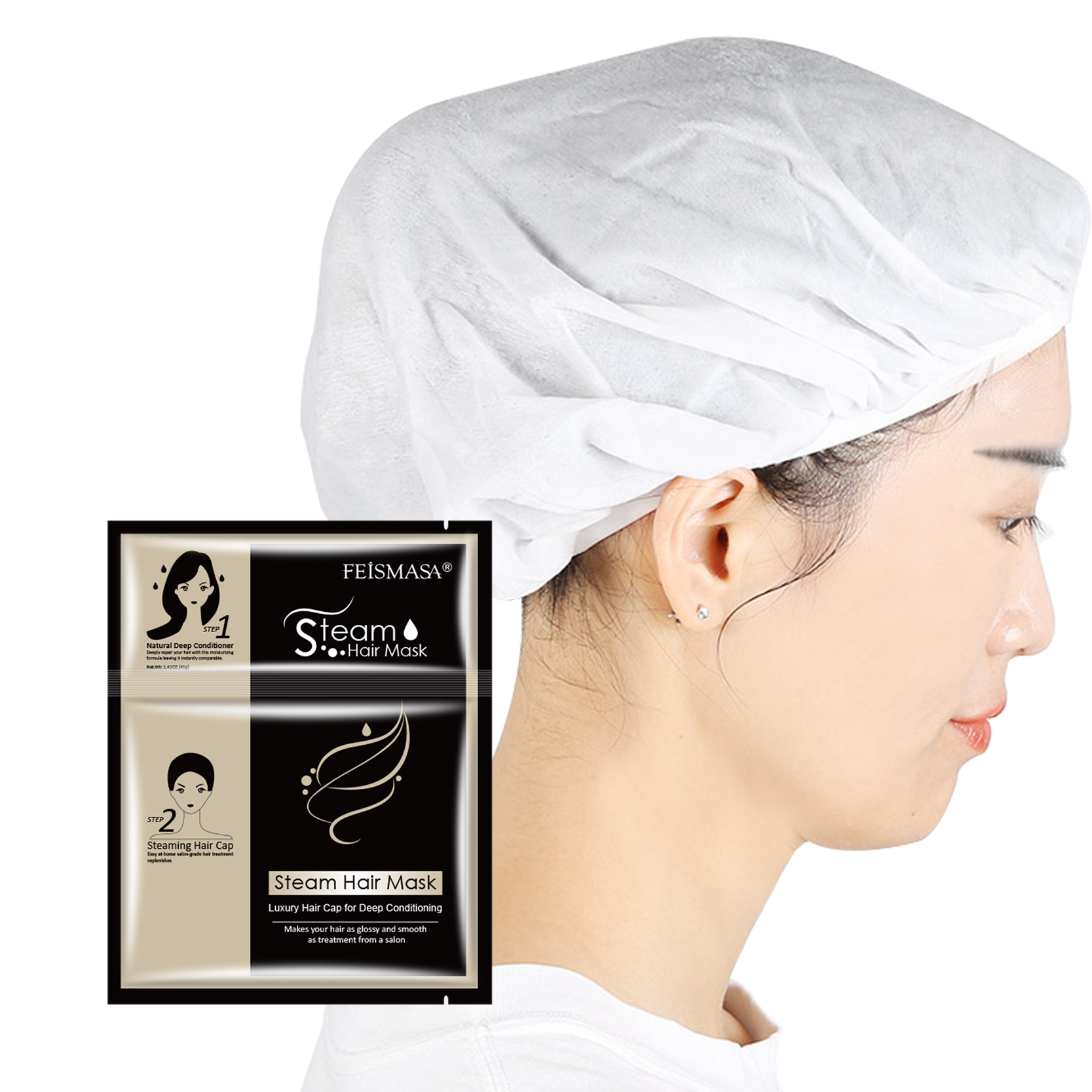 Профессиональная Органическая маска с аргановым маслом, увлажняющая Паровая маска для лечения волос