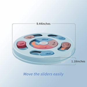 Sıcak satış sağlıklı PP malzeme BPA içermeyen vantuz kaymaz eğitimi yavaş dağıtım besleme bulmaca oyuncak köpek için kase yavaş besleyici - Product Image 3