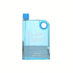 Botella de Agua de Plástico con Logotipo Personalizado, Diseño Plano A5, para Gimnasio, Libre de BPA, a Prueba de Fugas, Reutilizable, Ecológica, Fácil de Transportar, Embalaje Externo - Product Image 3