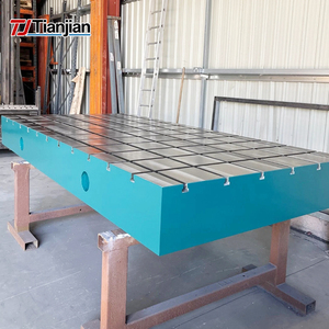 <span class=keywords><strong>Table</strong></span> de plate-forme à rainure en T en fonte pour le positionnement de précision et les travaux d'assemblage - Product Image 2