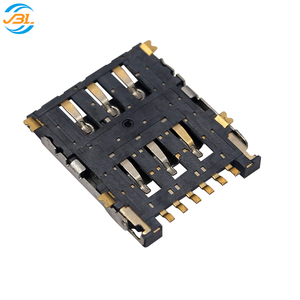 Nano <span class=keywords><strong>Sim</strong></span> khe cắm thẻ kết nối 6 pin lật Bìa Stype 1.45H - Product Image 4