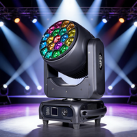 Projecteur LED mobile 19x40W RGBW Bee Eye Wash Light, indice de protection IP33, éclairage de scène professionnel, contrôle individuel des pixels, DMX512