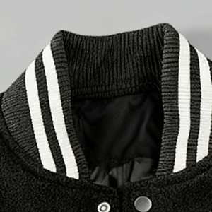 Großhandel Amerikanische Mode Streetwear Individuell Gestaltete College-Jacke mit Chenille-Aufnähern Stilvolle Winterjacken für Herren - Product Image 5