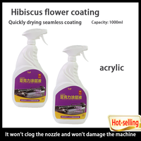 Peinture acrylique à base de fleur d'hibiscus de qualité supérieure 1L, séchage rapide sans laisser de traces, produit très vendu