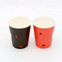 Gobelets à café en papier à paroi simple, doublés de PE de qualité alimentaire, 12 oz, avec logo personnalisé à bas prix
