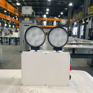 IP65 3000lm lampu darurat kepala ganda 5000mAh isi ulang 2X14W LED tahan debu & lampu sorot ganda tahan kelembaban 1.5 jam - Product Image 2