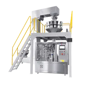 100-1000kgs automatic feeding bag packing machine bean salt nut fertilizer rice weighing feedling sealing packing machine
