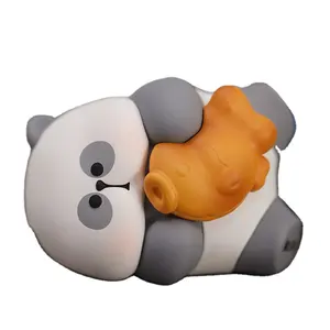 Sıcak satış beklenmedik kör kutu Panda oyuncaklar benzersiz tasarım dev Panda oyuncak hissediyor