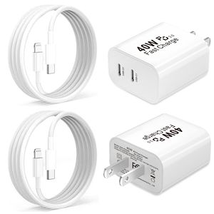 Chargeur Samsung 40W standard US en nitrure de gallium (GaN) compatible avec Apple iPhone 16 Pro Max, double USB-C, charge rapide - Product Image 4