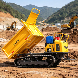 Vehículo de Transporte de Alta Eficiencia con Orugas de Goma, Capacidad de 1, 2, 3 y 5 Toneladas, con Componentes Principales de PLC y Caja de Cambios - Product Image 1