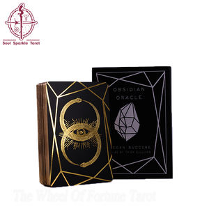 Cartes de tarot personnalisées estampées à l'or à imprimer Jeux d'<span class=keywords><strong>oracle</strong></span> personnalisés imprimés en grande taille - Product Image 2