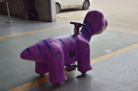 Scooter électrique animatronique dinosaure à monnayeur pour enfants, modèle de parc d'attractions, scooter dinosaure, balade dinosaure pour enfants