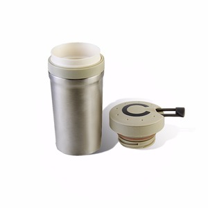 304 de acero inoxidable de doble pared taza de café mantener caliente y fría 24 horas con filtro de té - Product Image 2