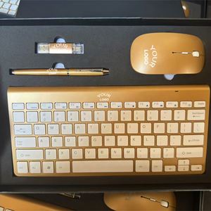 Wholesale Promotional Luxury Items Customized Business Office Corporate Gift Set With Pen Flash Drive <b>Mouse</b> <b>Keyboard</b> - Product Image 3