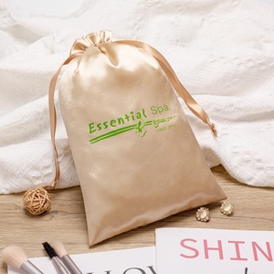 Luxury Quality Reusable Drawstring <strong>Satin</strong> Gift Bag Pouch for Hair Wigs Cosmetic Jewelry Lingerie &amp; Textile Dust-Free Packaging - Product Image 3
