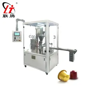 LT PACK Automatic Cup Pod Pods Powder Coffee Capsule Sealing Filling Machine Machines