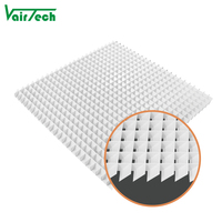 Grille d'aération de plafond HVAC en plastique/alliage d'aluminium à 45 degrés, toutes tailles