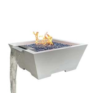 Cuenco de <span class=keywords><strong>fuego</strong></span> y <span class=keywords><strong>agua</strong></span> para piscina con cascada y control remoto - Product Image 2
