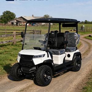Carrito de Golf Eléctrico de 4 Plazas con Suspensión Independiente, Pantalla Grande, Audio y Color Personalizado - Product Image 1