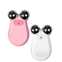 Appareil de beauté à micro-courant double tête Magic Ball pour la réduction des rides, le raffermissement et le rajeunissement de la peau, outil de lifting et d'amincissement du visage