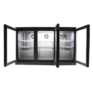 Refroidisseur de boissons électrique sous le comptoir avec <span class=keywords><strong>3</strong></span> <span class=keywords><strong>portes</strong></span> <span class=keywords><strong>coulissantes</strong></span> Présentoir à vin rouge Armoire réfrigérante Barre arrière en verre pour présentoir de <span class=keywords><strong>bar</strong></span> - Product Image 6