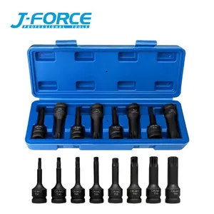 Juego de 8 Puntas de Impacto Hexagonales y Torx con Tratamiento Térmico - Product Image 1