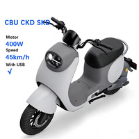 Moto électrique urbaine C50, moteur à moyeu sans balais, vitesse maximale de 45 km/h, batterie au lithium 48-60V 20-24Ah en option