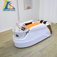 Fauteuil de massage électrique multifonctionnel moderne et personnalisé pour le corps entier, confortable, table de massage, chaise de salon de coiffure, chaise de spa, équipement de salon de coiffure