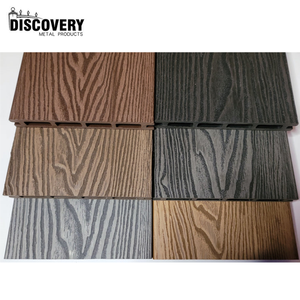 Panneaux de terrasse <span class=keywords><strong>en</strong></span> WPC gaufrés 3D avec surface <span class=keywords><strong>en</strong></span> grain de <span class=keywords><strong>bois</strong></span> naturel Revêtement de sol extérieur résistant aux UV imperméable <span class=keywords><strong>et</strong></span> durable - Product Image 2