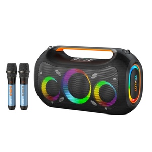 ลำโพงคาราโอเกะ Zealot ZE51 ขนาด 5.3 นิ้ว <span class=keywords><strong>พ</strong></span>ร้อมไมโครโฟนคู่ ไฟ RGB LED กำลังขับ 250 วัตต์ สำหรับงานปาร์ตี้ในร่ม/กลางแจ้ง - Product Image 1