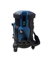 Niveau laser croisé vertical de qualité industrielle, faisceau vert 360° horizontal et vertical, outil de nivellement laser à batterie rechargeable