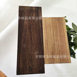 Tablero de Madera Maciza Rectangular, Tamaño Personalizable, Diseño Rústico, para Estantes o Pisos Interiores - Product Image 2