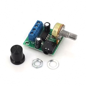 DC 3V-12V LM386 โมโนมินิพาวเวอร์แอมพลิฟายเออร์บอร์ด YX1667 เครื่องขยายเสียงปรับระดับเสียงได้มินิพาวเวอร์แอมพลิฟายเออร์โมดูล - Product Image 1