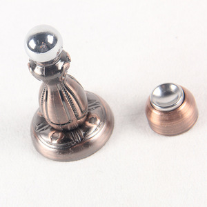 Stainless Steel Antique Bronze Door <b>Stopper</b> Floor Mount Magnetic Anti-collision Traditional Design Durable Hardware Accessory - Product Image 1