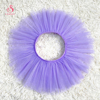 Jupe tutu en tulle ALB015, jupe en tulle pour enfants, vêtements de danse pour la pratique et l'entraînement, justaucorps personnalisés, gymnastique, costume de ballet pour filles