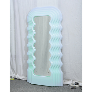 High Quality Led Lights Hollywood Full-length Floor Standing Makeup Mirror ultrafragola mirror