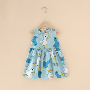 Vestido Floral de Algodón para Niña de 1 a 6 Años, Diseño Nuevo de Verano 2022, Vestido Holgado con Estampado para Bebés, Ropa Casual para Niñas - Product Image 6