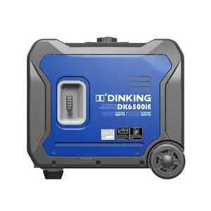 Dinking DK6500iE-GA Portable Low Noise Outdoor Use 5.5 KW Inverter Gasoline Petrol Generator