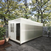 Maison pliante prête à vivre de 20 pieds Maison modulaire avec cuisine et chambre à coucher Maison en conteneur