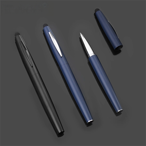 High Grade Black Metal Ballpoint <b>Pen</b> for Business Signature Customizable with Logo for Advertising & Gifts - Product Image 2