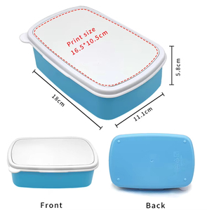 Multicolor Sublimation <b>Plastic</b> Blank <b>Lunch</b> <b>Boxes</b> Kids Bento Sublimation <b>Lunch</b> Box BPA Free <b>Lunch</b> <b>Boxes</b> Wholesale <b>Lunch</b> <b>Boxes</b> - Product Image 2