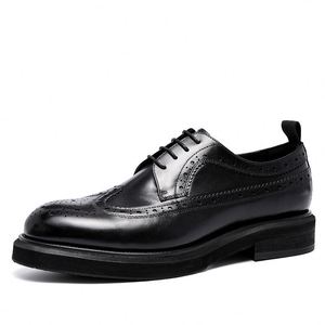 Nouvelles chaussures en cuir formelles Kuxury tendance 2026, chaussures formelles pour hommes de haute qualité, chaussures italiennes fabriquées à la main - Product Image 2