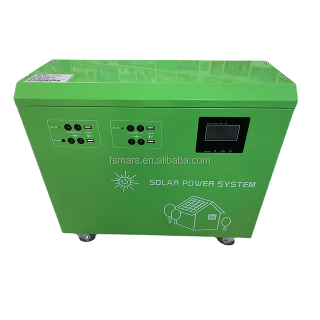 Portable off Grid Solar Generator Bank Power System with Solar Panel Solar Energy System
